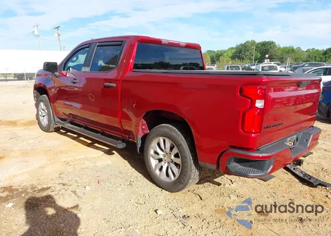 2020 Chevrolet Silverado 1500 2Wd Short Bed Custom from USA, damaged, VIN 1GCPWBEH2LZ125962